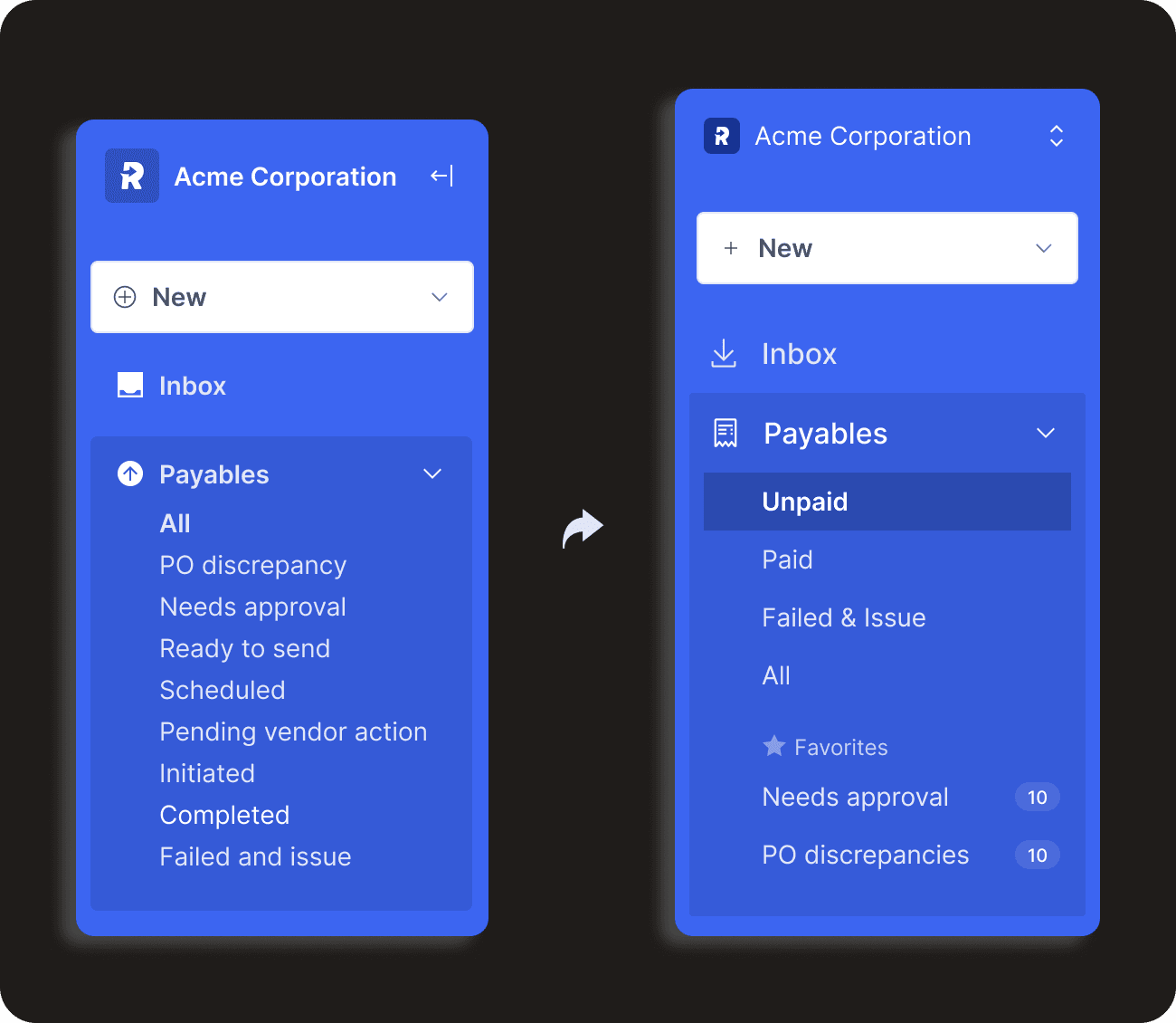 Nav Before and After